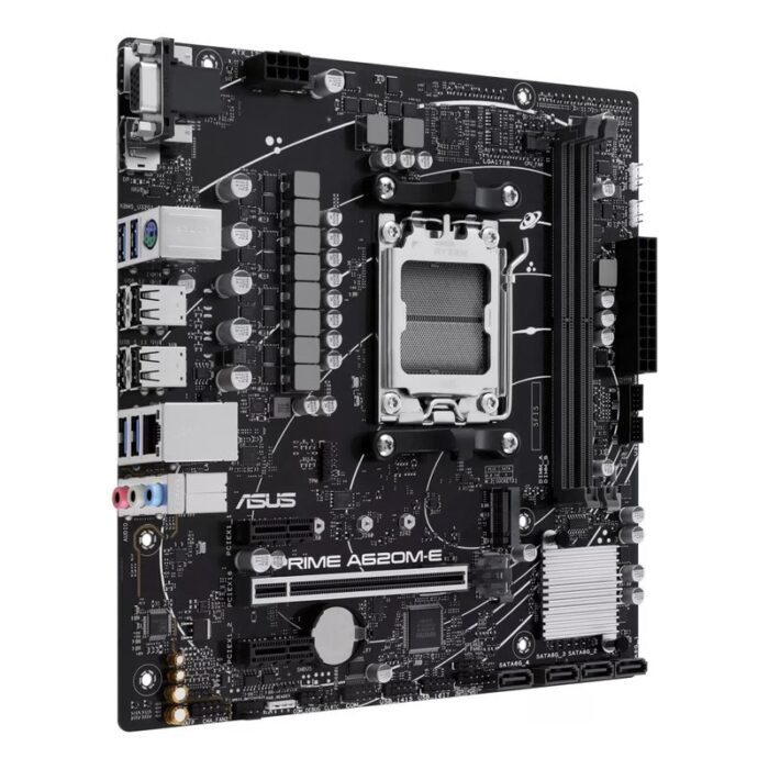 ASUS Mainboard Prime A620M-E-CSM - micro ATX - Socket AM5 - AMD A620 - Afbeelding 2