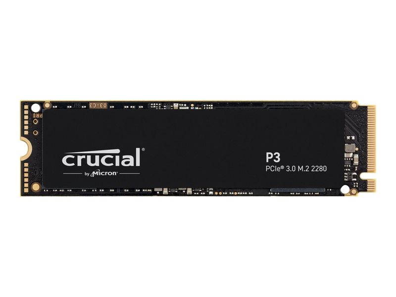 Crucial P3 - SSD - 4 TB - PCIe 3.0 (NVMe)