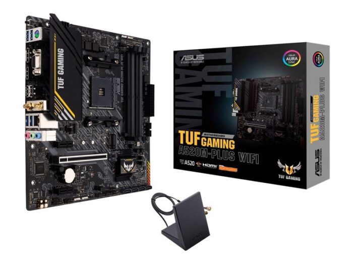 ASUS TUF GAMING A520M-PLUS WIFI - motherboard - micro ATX - Socket AM4 - AMD A520 - Afbeelding 5