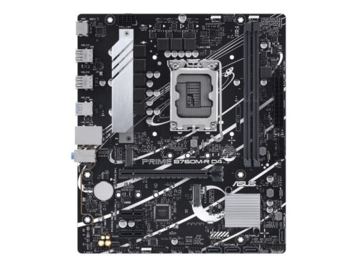 ASUS Mainboard PRO B760M-R D4 - micro ATX - Socket LGA1700 - Intel B760