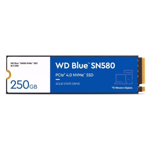 SSD WD Blue SN580 M.2 250GB PCIe Gen4x4 2280 NVMe