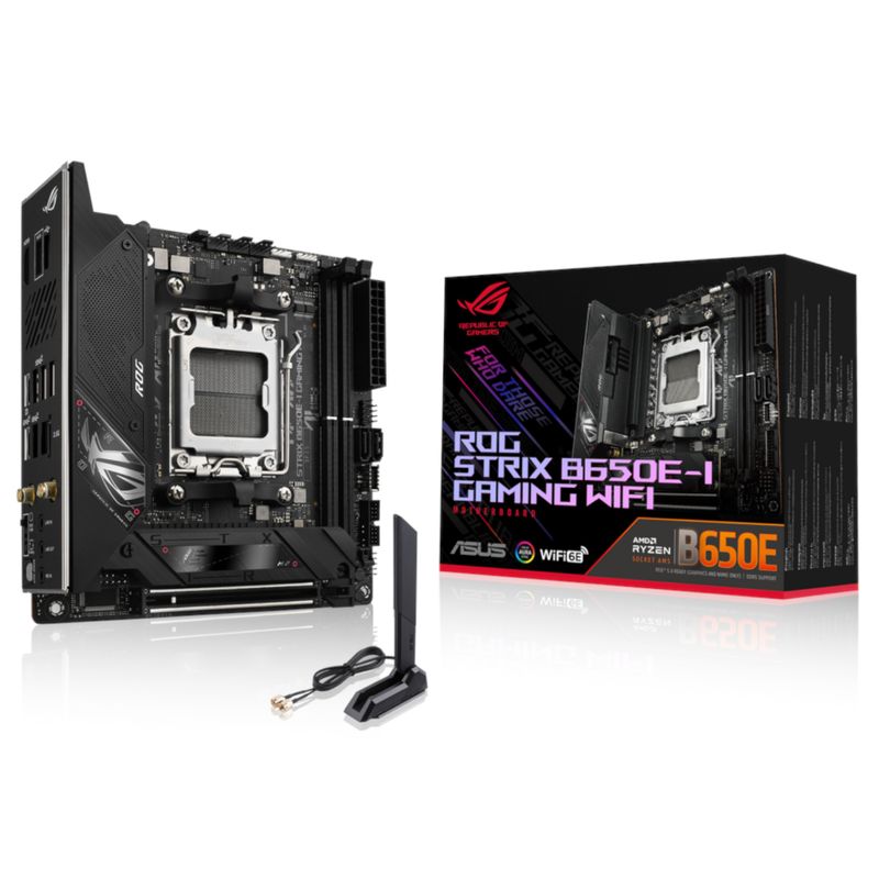 ASUS Mainboard ROG Strix B650E-I Gaming WiFi - Mini-ITX - Socket AM5 - AMD B650