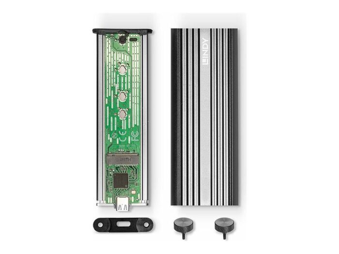 Lindy - storage enclosure - M.2 NVMe Card - USB 3.2 (Gen 2x2) - Afbeelding 5