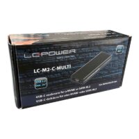 LC-Power storage enclosure LC-M2-C-MULTI - NVMe/SATA SSD - USB 3.2 - Afbeelding 7