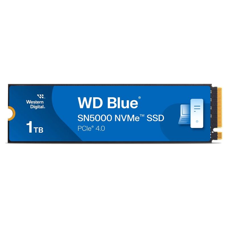 WD Blue SN5000 WDS100T4B0E - SSD - 1 TB - PCIe 4.0 x4 (NVMe)