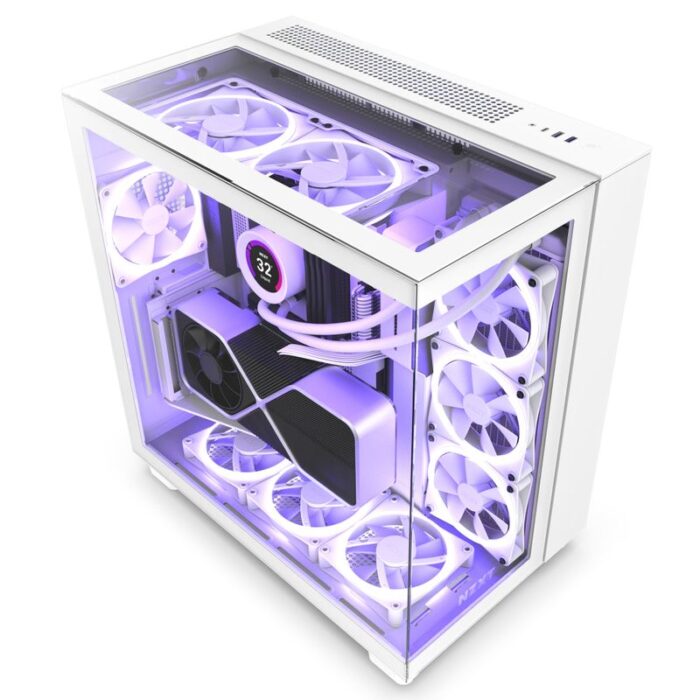 NZXT case H9 Elite White - Midi - Afbeelding 2