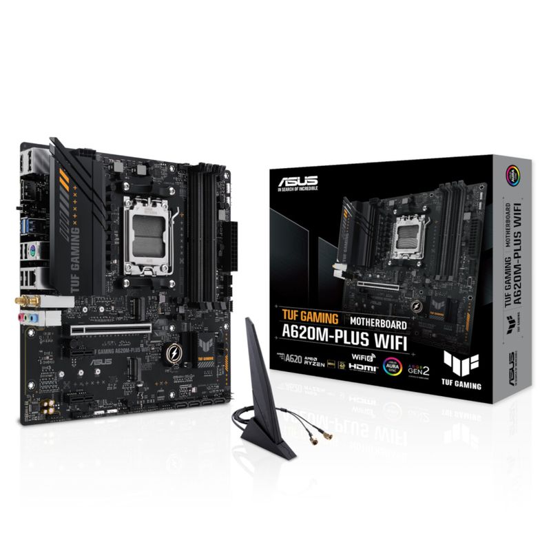 ASUS Mainboard TUF Gaming A620M-Plus WiFi - Socket AM5 - AMD A620