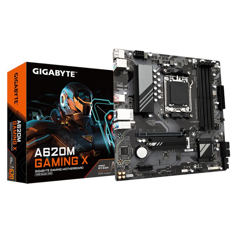 GIGABYTE Mainboard A620M Gaming X - Micro ATX - Socket AMD AM5 - AMD A620