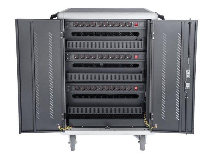 DIGITUS DN-45002 cart - for 30 tablets / notebooks - black, RAL 9005 - Afbeelding 2