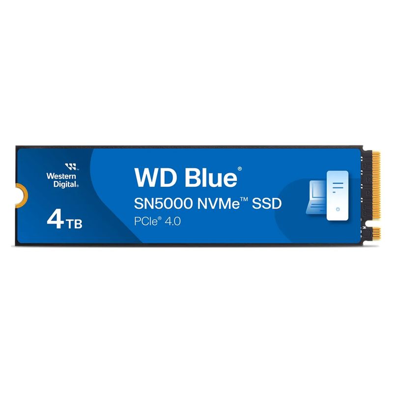 WD Blue SN5000 WDS400T4B0E - SSD - 4 TB - PCIe 4.0 x4 (NVMe)