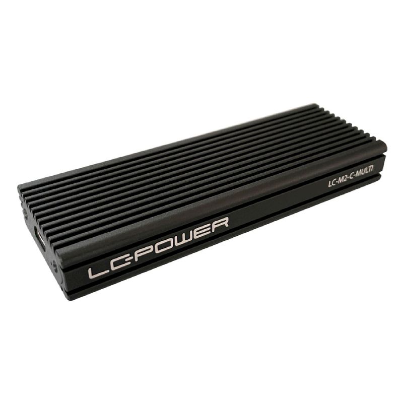 LC-Power storage enclosure LC-M2-C-MULTI - NVMe/SATA SSD - USB 3.2