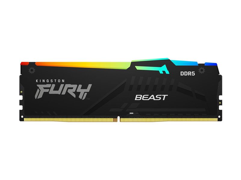 Kingston RAM FURY Beast RGB - 16 GB (2 x 8 GB Kit) - DDR5 5600 DIMM CL40