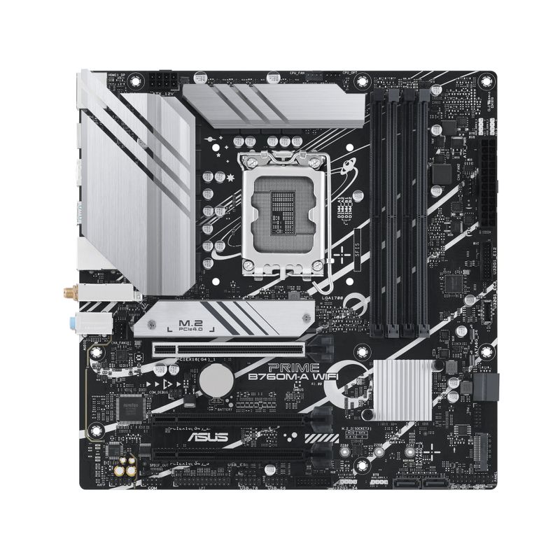 ASUS Mainboard PRIME B760M-A WIFI - micro ATX - Socket LGA1700 - Intel B760