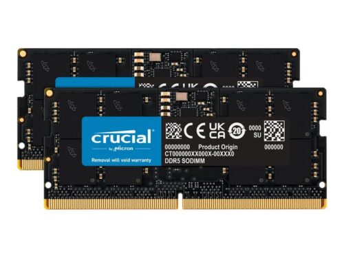 Crucial RAM - 32 GB (2 x 16 GB Kit) - DDR5 5600 SO-DIMM CL46