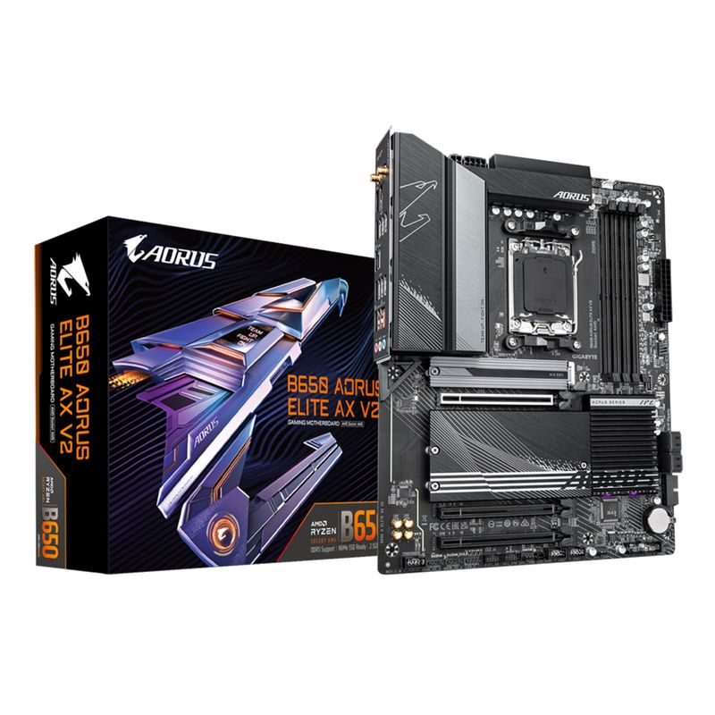 Gigabyte Mainboard B650 AORUS ELITE AX V2 - ATX - Socket AM5 - AMD B650