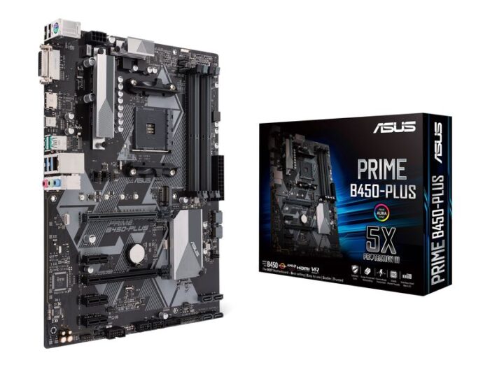 ASUS Mainboard PRIME B450-PLUS - ATX - Socket AM4 - AMD B450