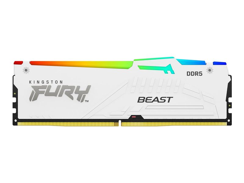 Kingston FURY Beast RGB - DDR5 - module - 16 GB - DIMM 288-pin - 6000 MHz / PC5-48000 - unbuffered