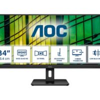 AOC LED-Display U34E2M/BK - 86.4 cm (34") - 3440 x 1440 WQHD