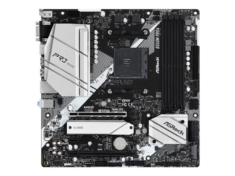 ASRock B550M Pro4 - motherboard - micro ATX - Socket AM4 - AMD B550