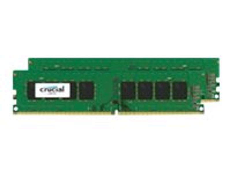 Crucial RAM - 16 GB (2 x 8 GB Kit) - DDR4 2400 DIMM CL17