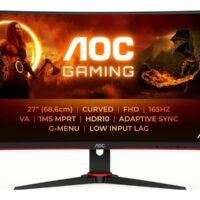 AOC Gaming C27G2E/BK - LED monitor - curved - Full HD (1080p) - 27" - HDR