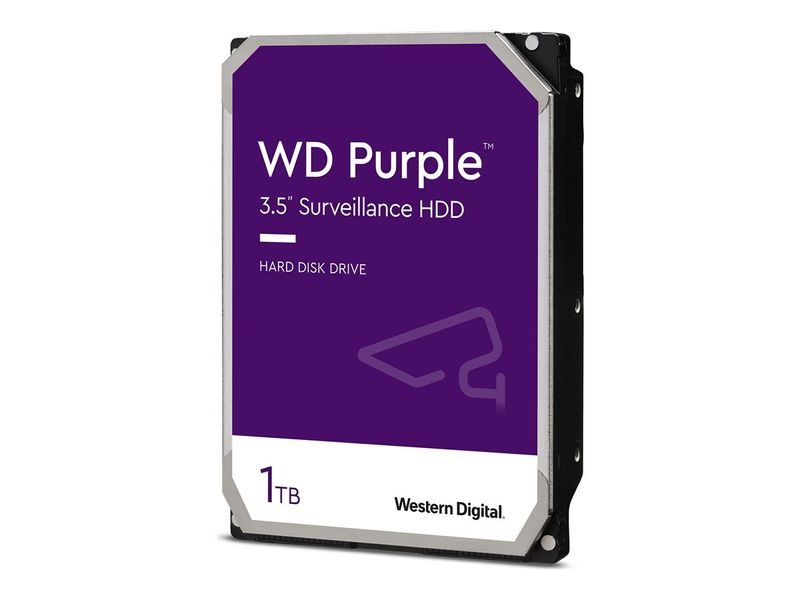 WD Hard Drive Purple WD11PURZ - 1 TB - 3.5" - SATA 6 GB/s