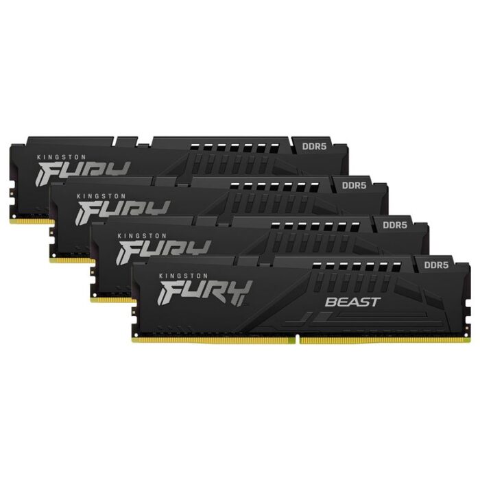 Kingston RAM FURY Beast - 128 GB (4 x 32 GB Kit) - DDR5-5600 DIMM CL40
