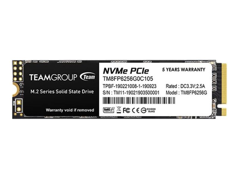 Team Group SSD MP33 - 256 GB - M.2 2280 - PCIe 3.0 x4 NVMe