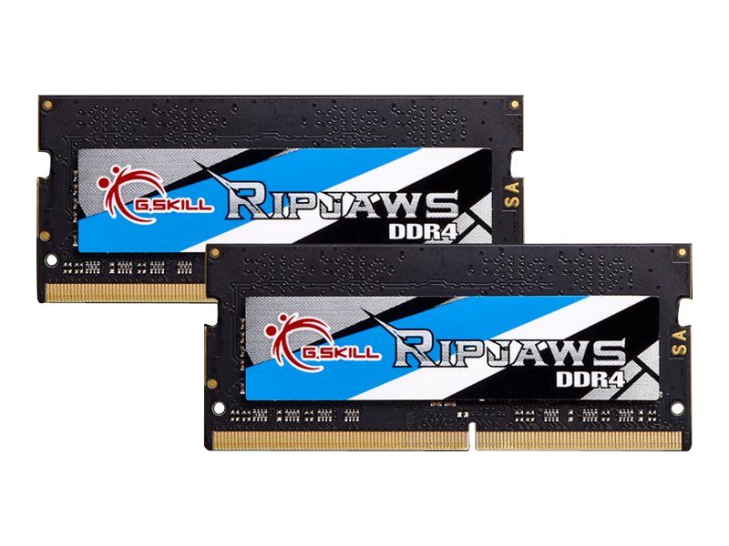 G.Skill RAM Ripjaws - 16 GB (2 x 8 GB Kit) - DDR4 2666 SO-DIMM CL19