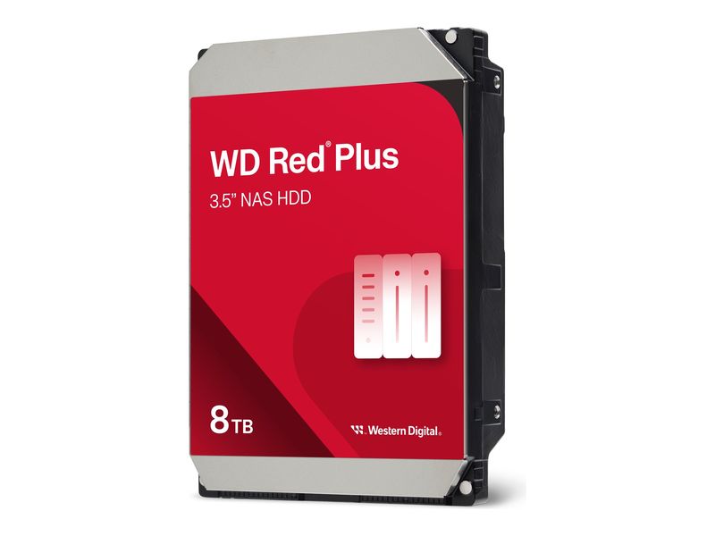 WD Red Plus WD80EFPX - hard drive - 8 TB - SATA 6Gb/s