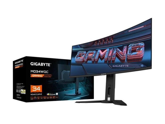 Gigabyte MO34WQC - OLED monitor - curved - 34" - HDR - Afbeelding 4