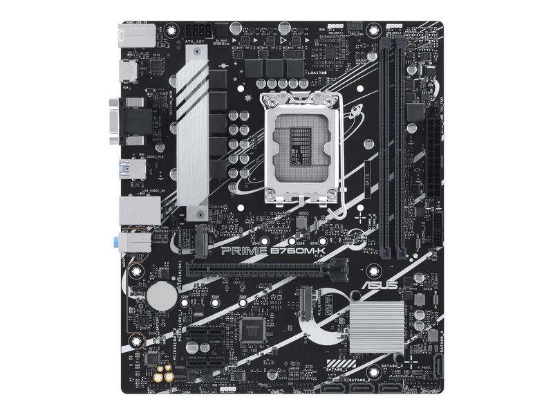 ASUS Mainboard PRIME B760M-K - micro ATX - Socket LGA1700 - Intel B760