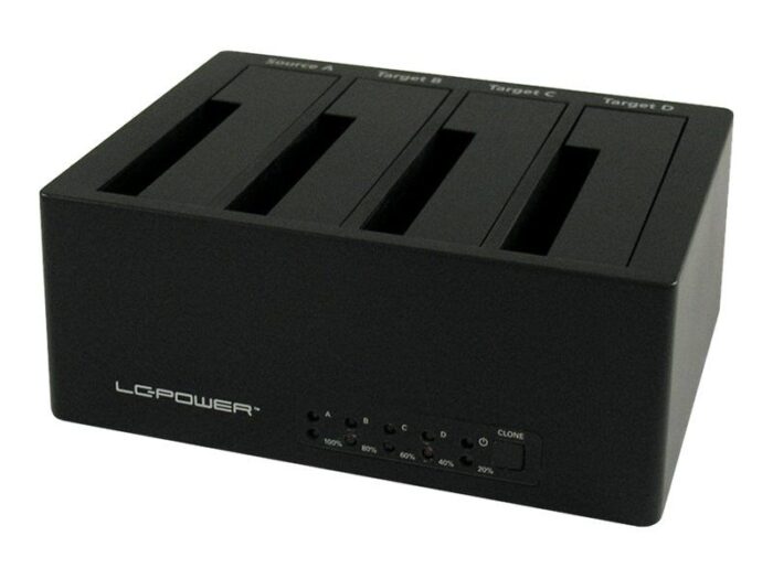 LC Power LC-DOCK-U3-4B - HDD docking station - SATA - eSATA