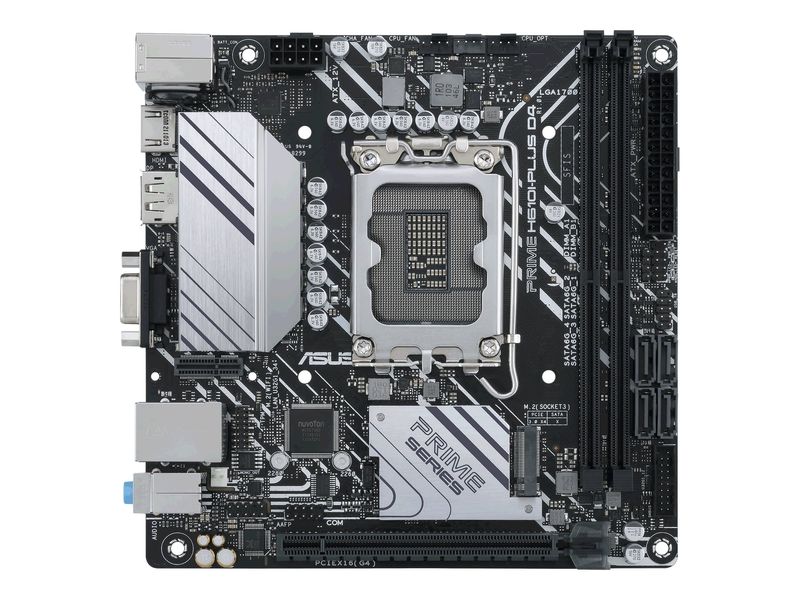 ASUS Mainboard PRIME H610I-PLUS D4-CSM - Mini ITX - Socket LGA1700 - Intel H610