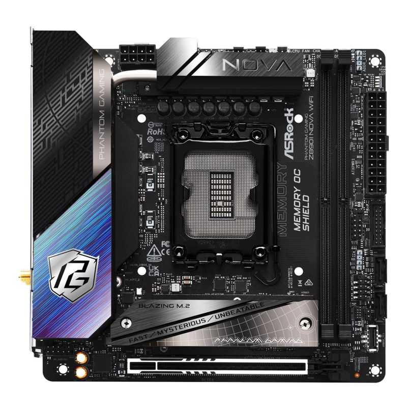 ASRock Phantom Gaming Z890I NOVA WIFI - motherboard - mini ATX - LGA1851 Socket - Z890