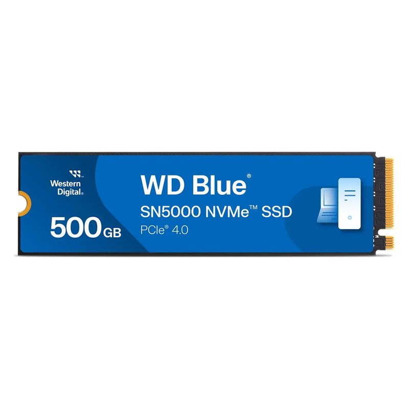 WD Blue SN5000 WDS500G4B0E - SSD - 500 GB - PCIe 4.0 x4 (NVMe)