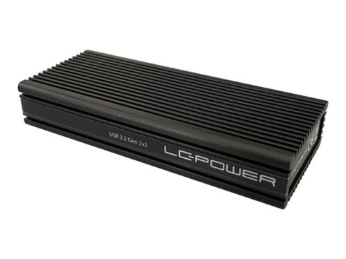 LC Power LC-M2-C-NVME-2X2 - storage enclosure - M.2 NVMe Card - USB 3.2 (Gen 2x2)