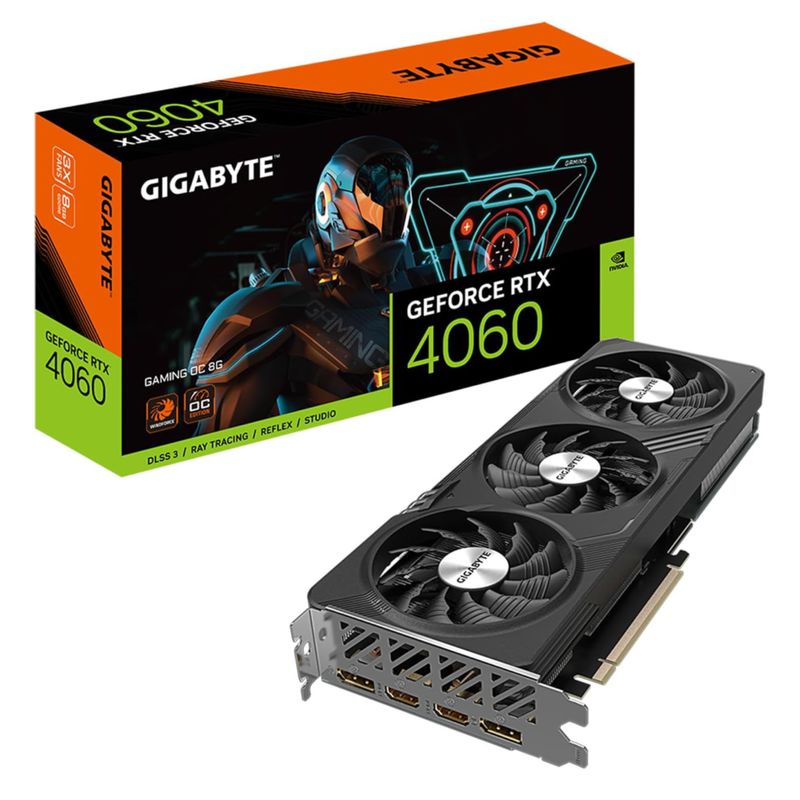 Gigabyte GeForce RTX 4060 GAMING OC 8G - graphics card - GeForce RTX 4060 - 8 GB