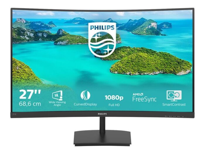 Philips Curved LED-Display E-line 271E1SCA - 68.6 cm (27") - 1920 x 1080 Full HD