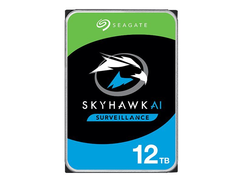 Seagate Hard Drive SkyHawk AI - 12 TB - 3.5" - SATA 6 GB/s