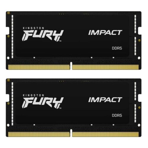 Kingston RAM FURY Impact - 32 GB (2 x 16 GB Kit) - DDR5-6000 SO-DIMM CL38