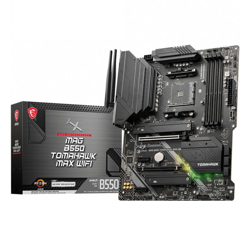 MSI Mainboard MAG B550 TOMAHAWK MAX WIFI - ATX - Socket AM4 - AMD B550