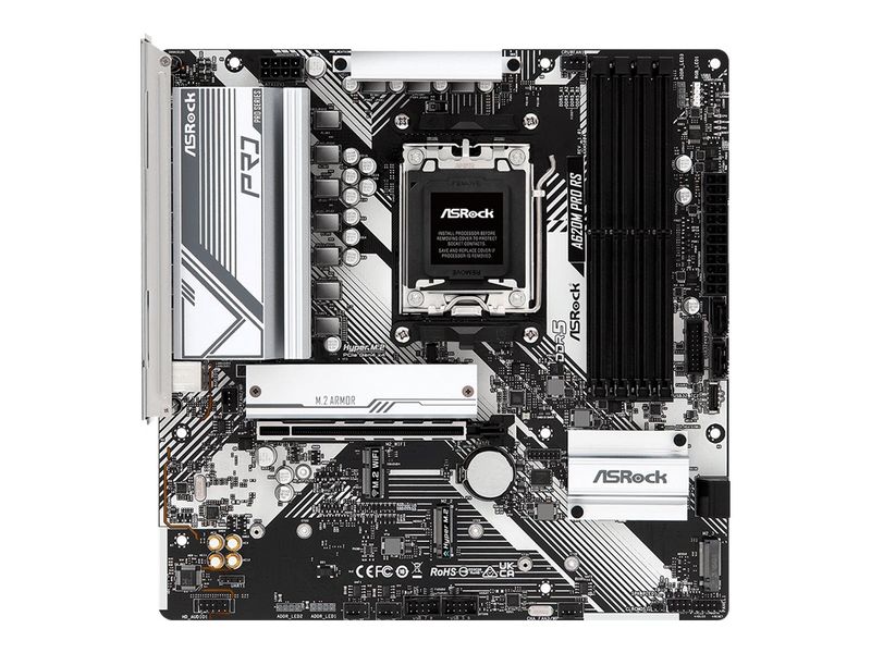 ASRock Motherboard A620M PRO RS - Micro ATX - Socket AM5 - AMD A620