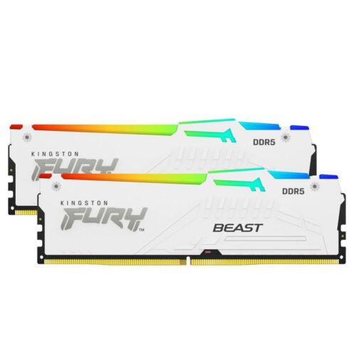 Kingston RAM memory kit FURY Beast RGB - 32GB (2 x 16 GB) - DDR5-5600 DIMM CL36