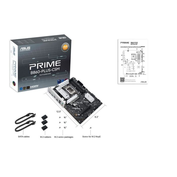 ASUS PRIME B860-PLUS-CSM - motherboard - ATX - LGA1851 Socket - B860 - Afbeelding 2