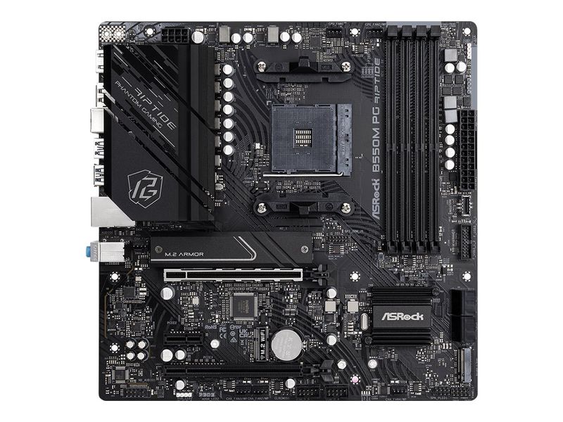 ASRock Motherboard B550M PG Riptide - Micro ATX - Socket AM4 - AMD B550