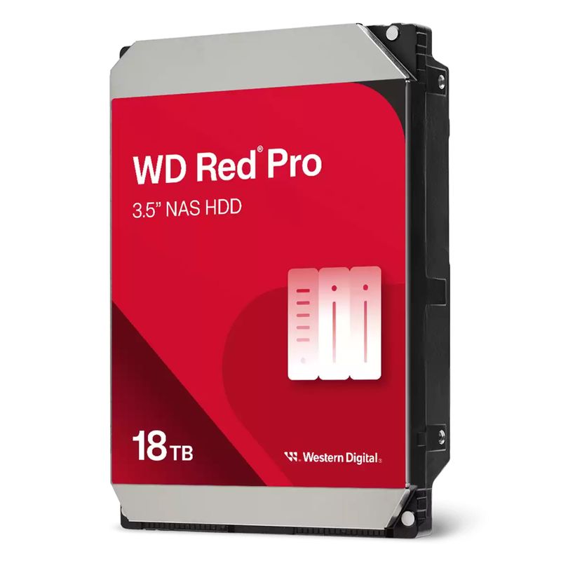 WD HDD Red Plus WD181KFGX - 18 TB - 3.5" - SATA 6 GB/s - OEM