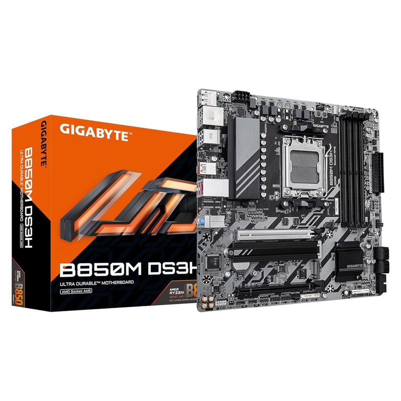 GIGABYTE Mainboard B850M DS3H - Micro ATX - Socket AM5 - AMD B850