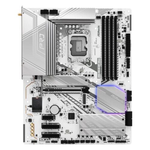 ASRock Mainboard Z890 Pro RS WiFi White - ATX - Socket LGA1851 - Intel Z890