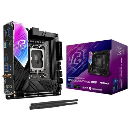 ASRock Phantom Gaming B860I Lightning WiFi - motherboard - mini ITX - LGA1851 Socket - B860